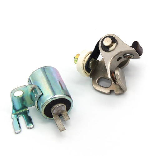 Condenser contact points kit - condenser,