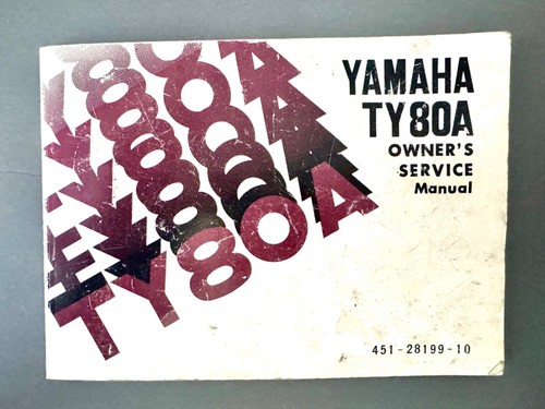 Yamaha ty80a trials owners - yamaha,